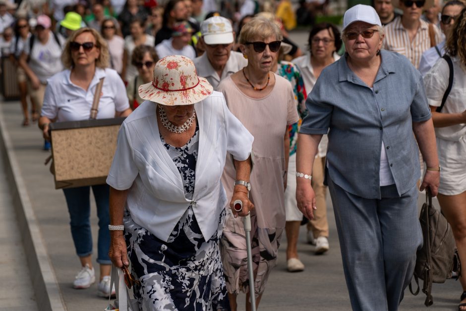 Šimtmečio šventė: minios žmonių traukia į Dainų slėnį