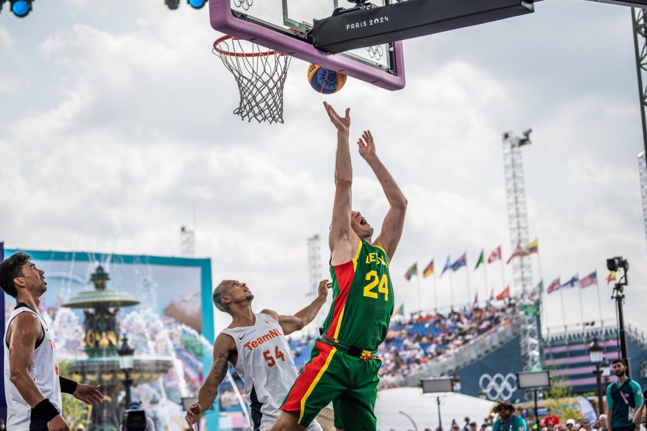 Lietuvių trijulė olimpiadoje dramatiškai krito prieš Nyderlandus