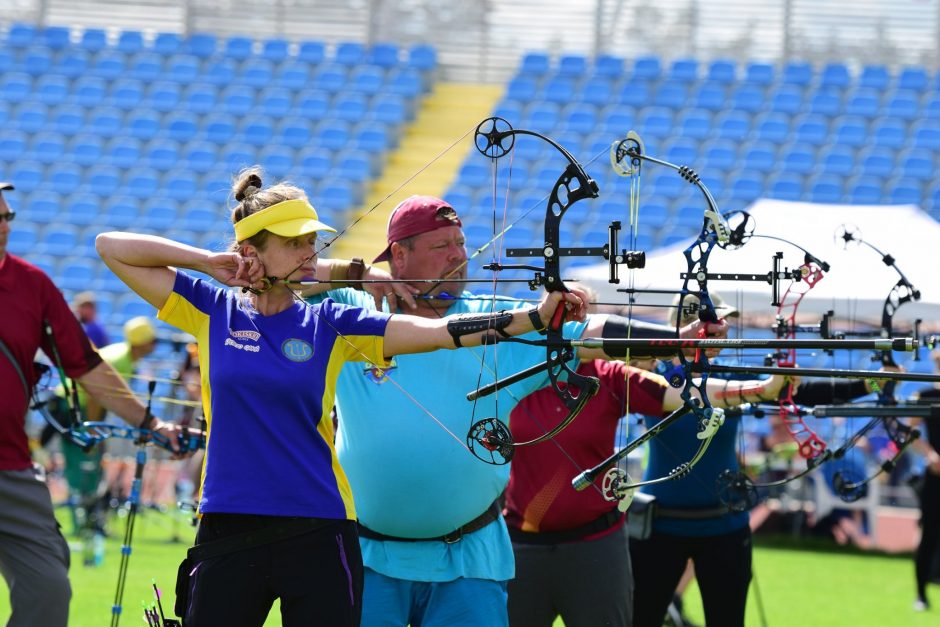 Lietuvos šaudymo iš lanko čempionate – pergalė pasiskolintu lanku