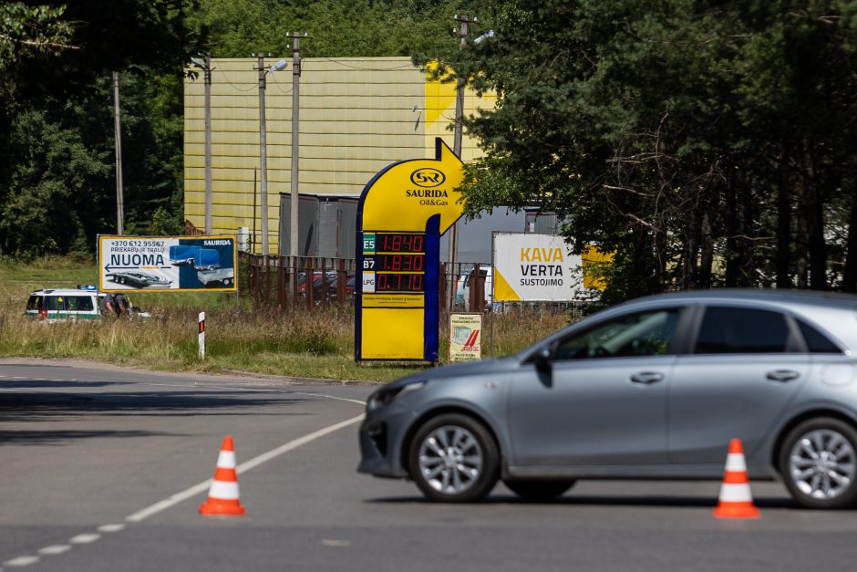 Sujudimas dėl dujų nuotėkio Vilniaus degalinėje: atnaujintas eismas