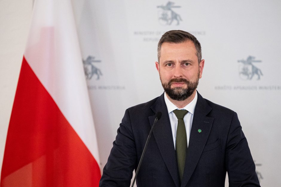 L. Kasčiūno ir Lenkijos gynybos ministro spaudos konferencija