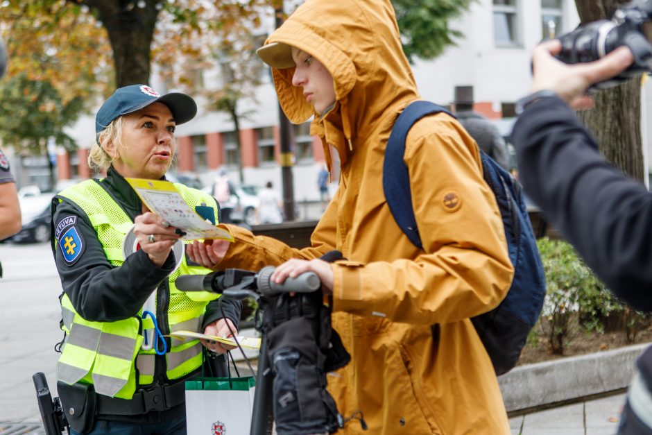 Laisvės alėjos „skrajūnams“ – paskutinis įspėjimas: dviračių tako čia nėra