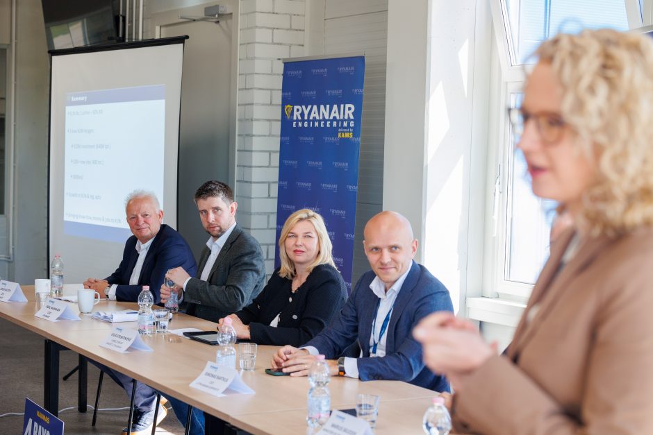 „Ryanair“ atidarė antrą orlaivių priežiūros angarą Kauno oro uoste – investavo 20 mln. eurų