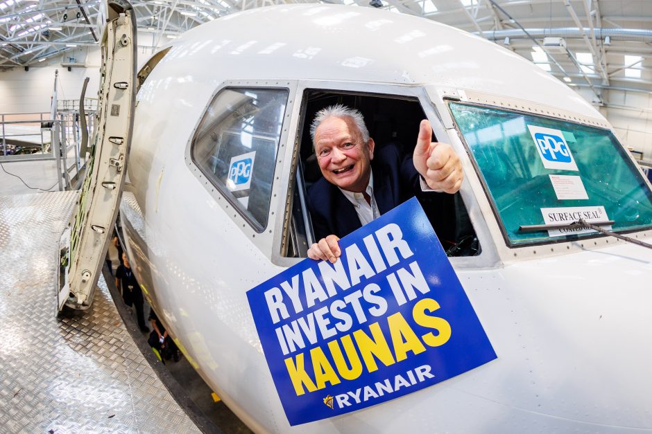 „Ryanair“ atidarė antrą orlaivių priežiūros angarą Kauno oro uoste – investavo 20 mln. eurų