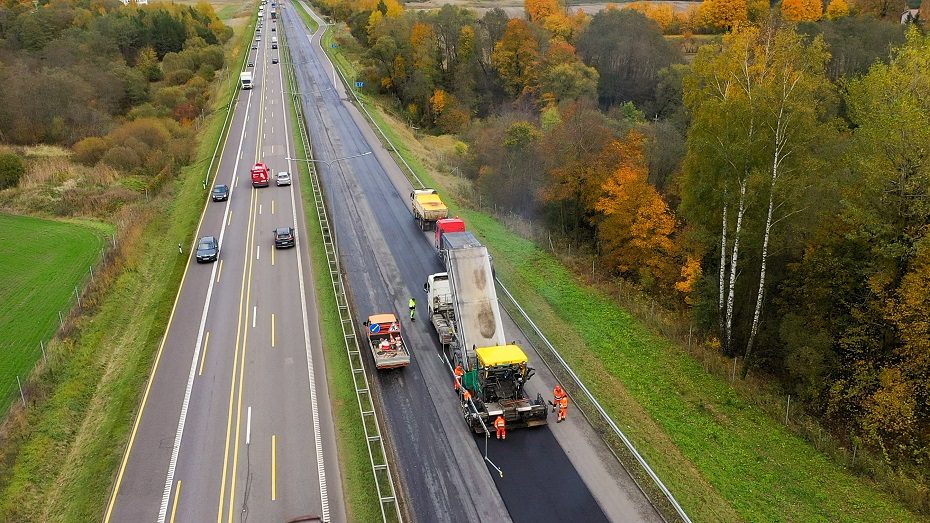 LAKD: iki metų pabaigos planuojama sutvarkyti aštuonis automagistralinių kelių ruožus