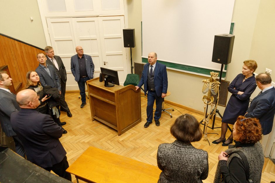 Atsinaujino LSMU Centriniai rūmai: unikalus tarpukario pastatas su daugybe paslapčių