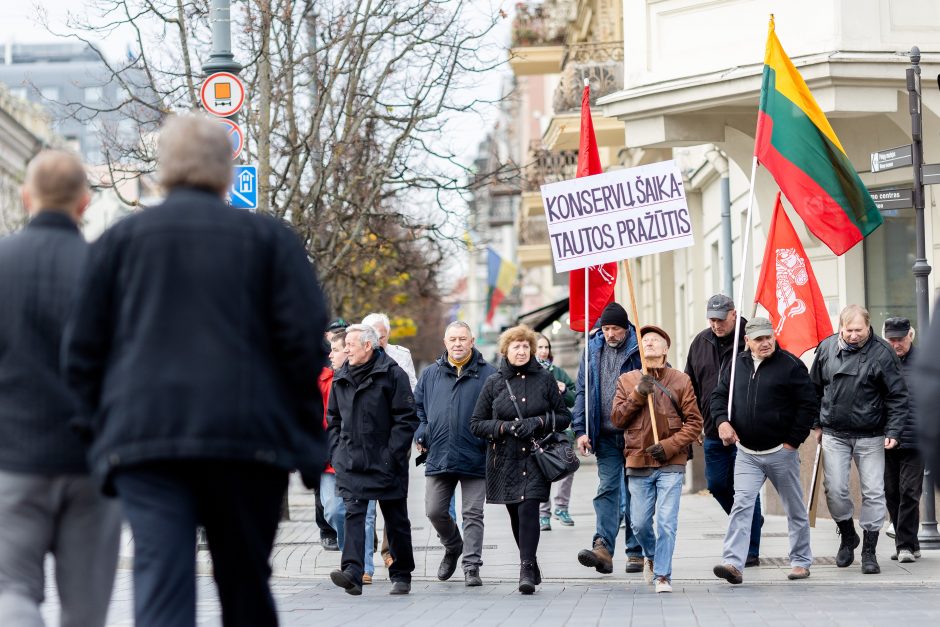 Iki tūkstančio žmonių dalyvavo šeimų sąjūdžio mitinge: siekiame, kad nebūtų laužoma Konstitucija