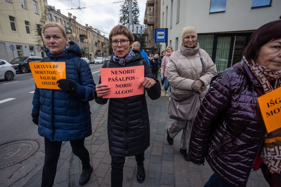 Mokytojų profsąjungai paskelbus streiko pertrauką, streikuojančiųjų banga slūgsta