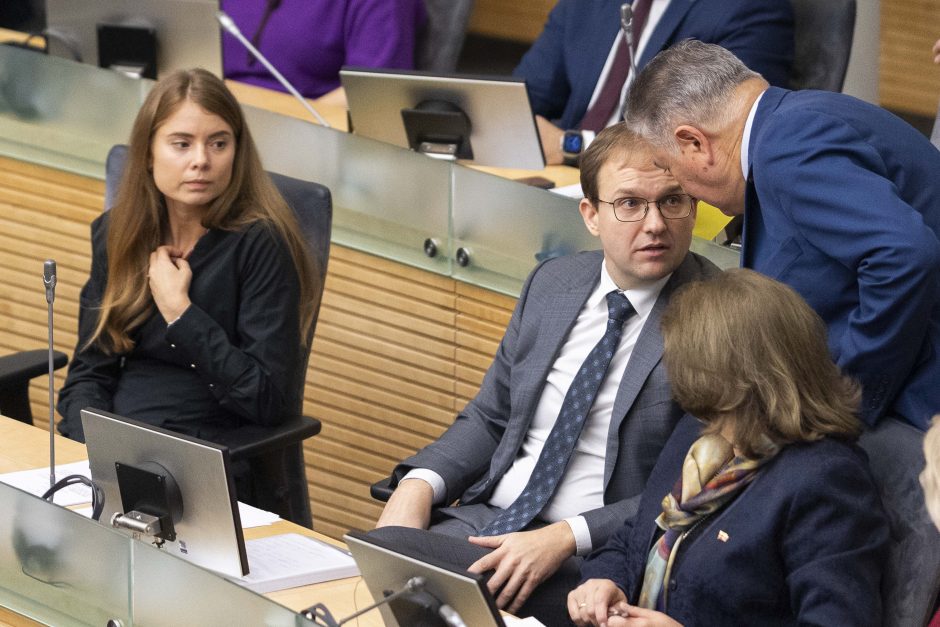 Žinios iš Seimo: V. Gapšys išsaugojo mandatą