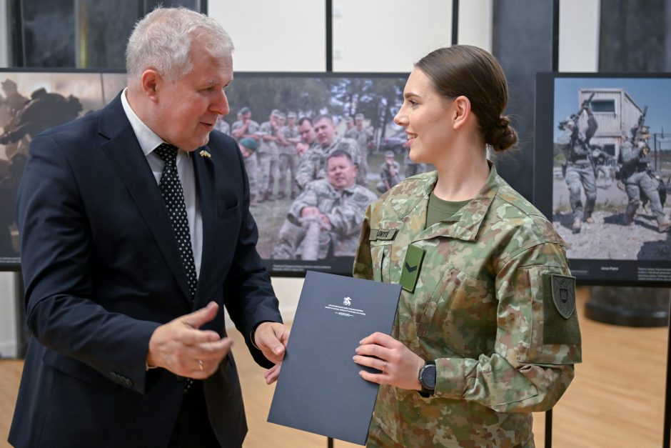 Apdovanoti konkurso „Lietuvos kariuomenė fotografijoje 2023“ laureatai