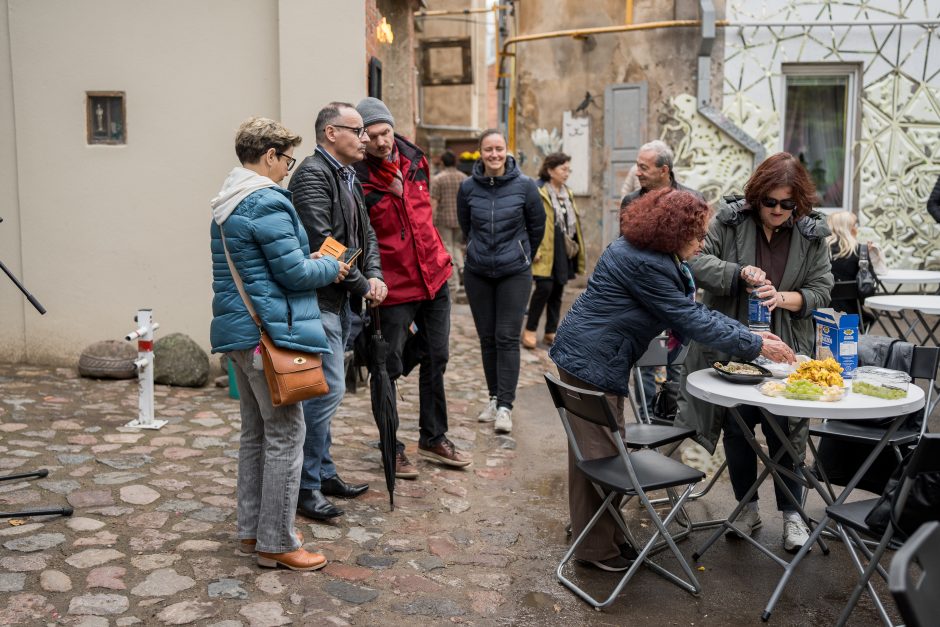 Kiemo galerijos gimtadienyje – garbūs svečiai ir palaikymo žinutės Izraeliui