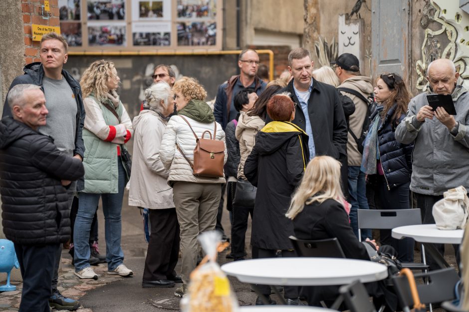 Kiemo galerijos gimtadienyje – garbūs svečiai ir palaikymo žinutės Izraeliui