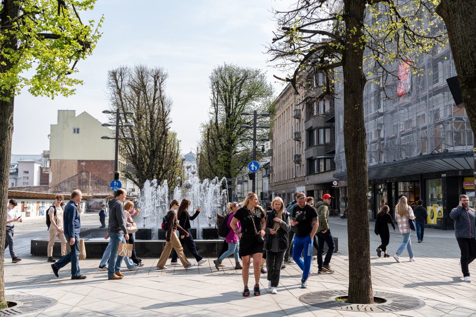 Atgyja Kauno fontanai: kada visur ištrykš vandens purslai?