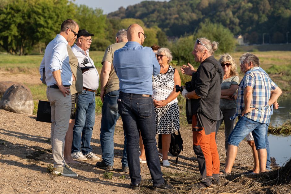 Unikalaus žygio jubiliejaus proga V. Urbonas vėl paniro į Nemuną