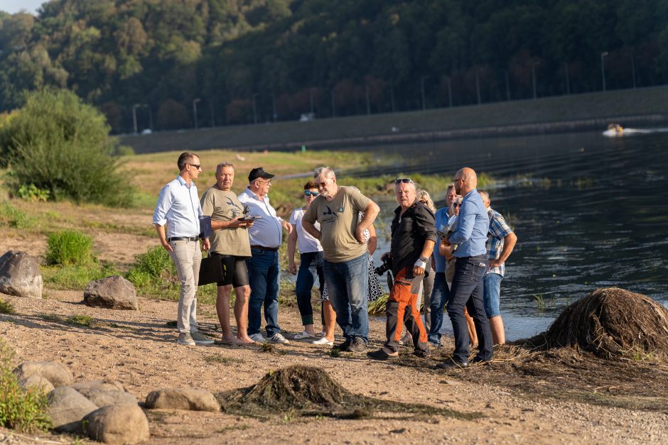 Unikalaus žygio jubiliejaus proga V. Urbonas vėl paniro į Nemuną