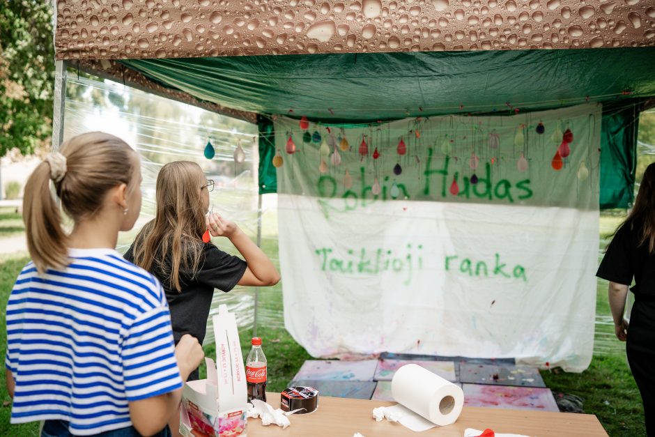 „Meno piknike“ – Robino Hudo strėlės, kaleidoskopas Kaunui ir odiniai paršiukai