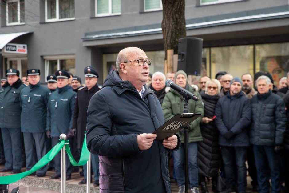 Kauno meras apie obeliską: buvę ir esami pareigūnai – tikrai laimingi