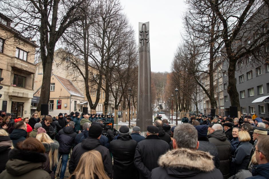 Kauno meras apie obeliską: buvę ir esami pareigūnai – tikrai laimingi