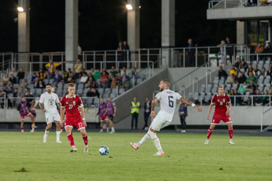 Europos futbolo čempionato atranka: Lietuva – Serbija