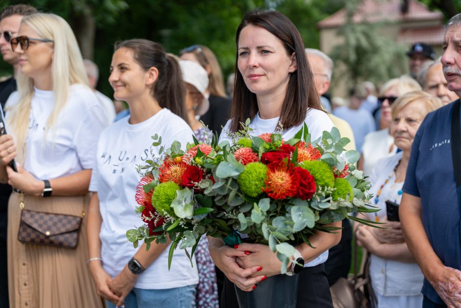 Dovana Kaunui: oficialiai atidengtas Aleksandro Jogailaičio paminklas (papildyta)