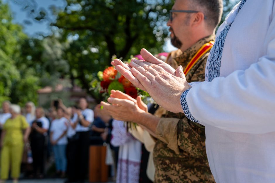 Atidengtas Aleksandro Jogailaičio paminklas