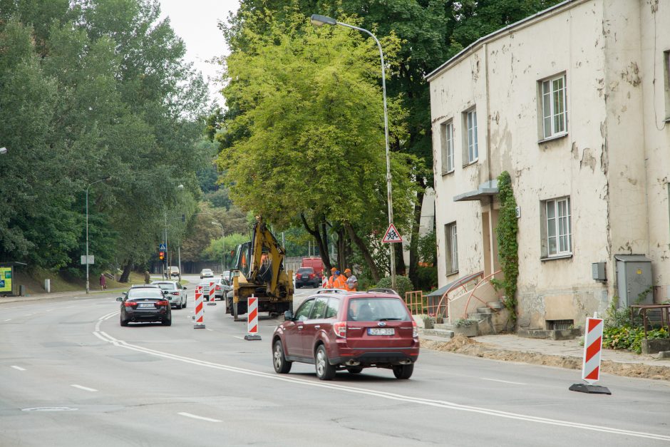 Tvarkomoje Olandų gatvėje bus paklota naujoviška asfalto danga