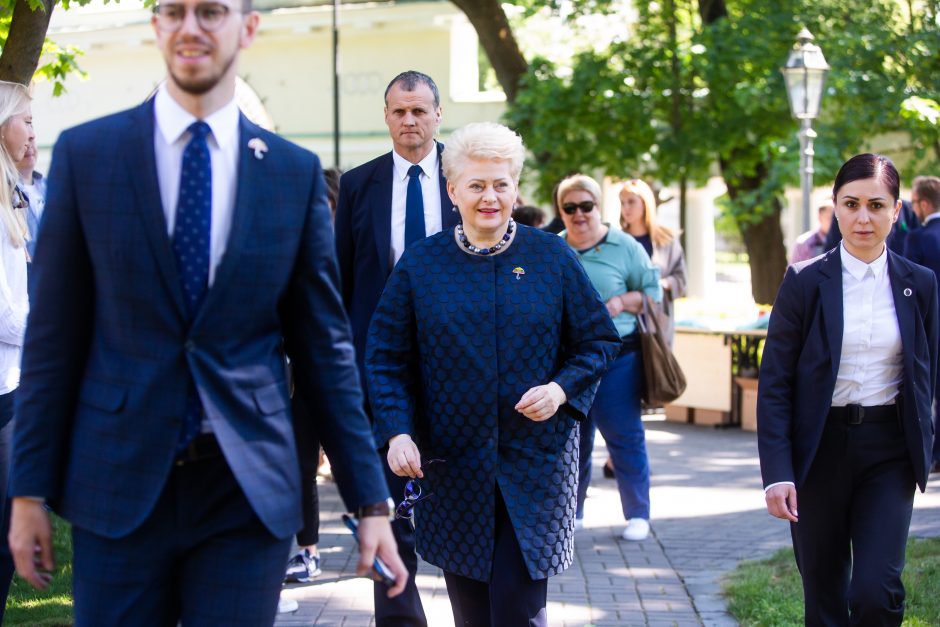 D. Grybauskaitė tikisi, kad naujas prezidentas tęs akciją „Už saugią Lietuvą“