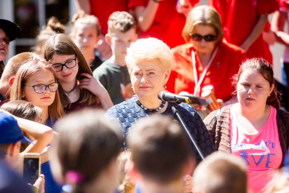 D. Grybauskaitė tikisi, kad naujas prezidentas tęs akciją „Už saugią Lietuvą“