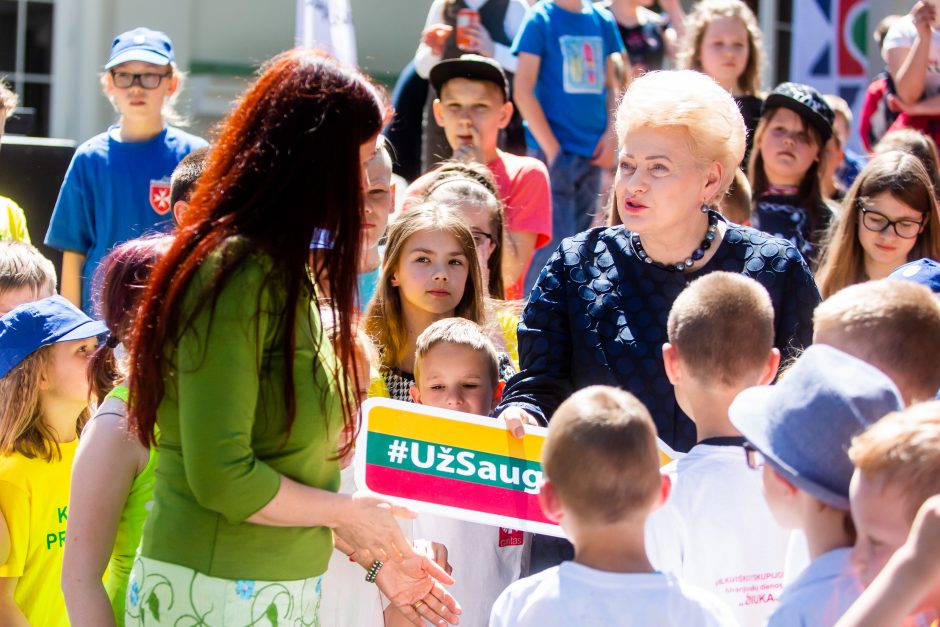 D. Grybauskaitė tikisi, kad naujas prezidentas tęs akciją „Už saugią Lietuvą“