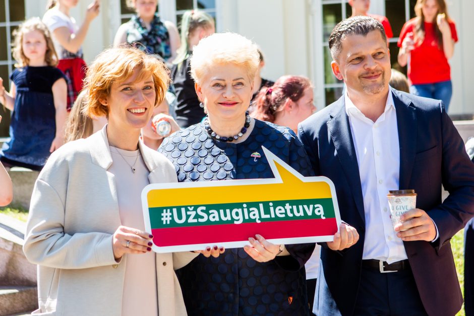 D. Grybauskaitė tikisi, kad naujas prezidentas tęs akciją „Už saugią Lietuvą“