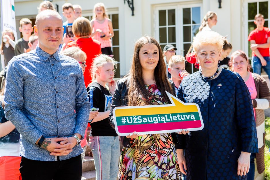 D. Grybauskaitė tikisi, kad naujas prezidentas tęs akciją „Už saugią Lietuvą“