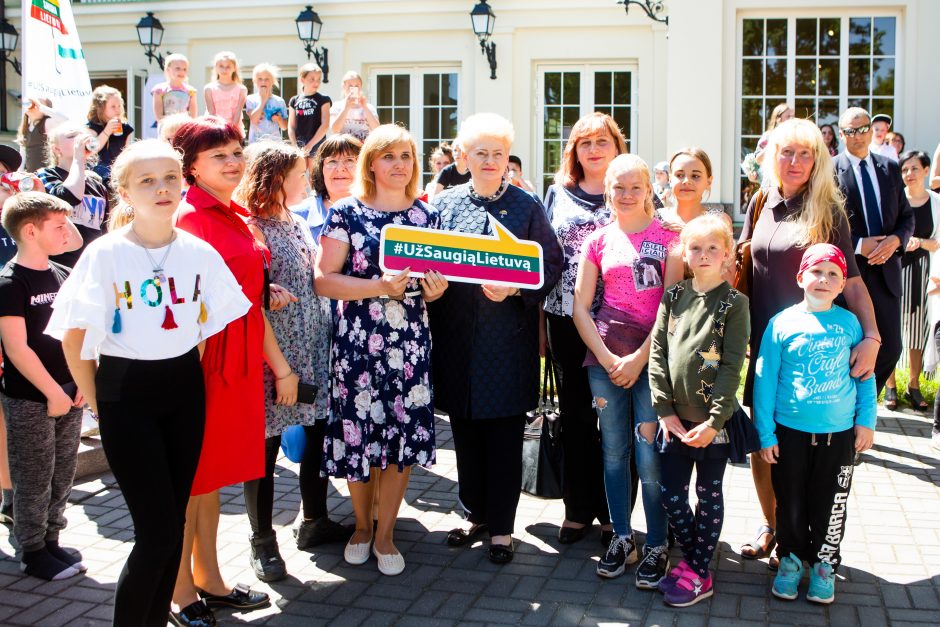 D. Grybauskaitė tikisi, kad naujas prezidentas tęs akciją „Už saugią Lietuvą“