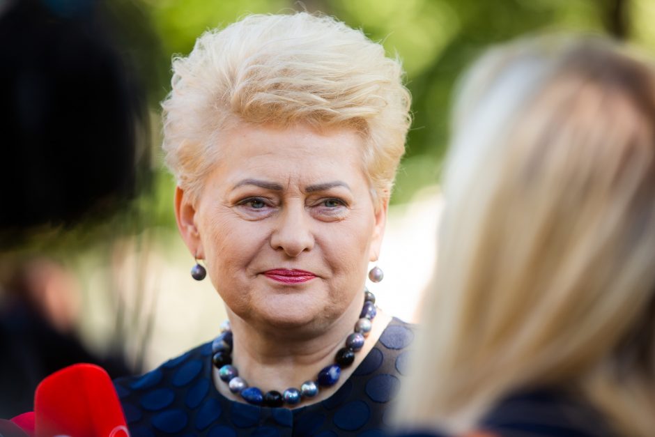 D. Grybauskaitė tikisi, kad naujas prezidentas tęs akciją „Už saugią Lietuvą“