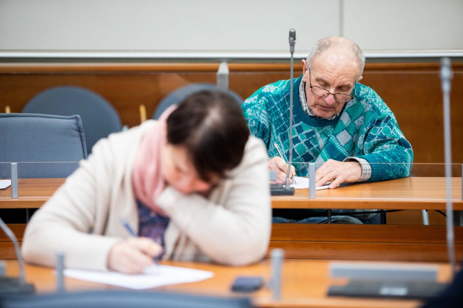 Nacionalinio diktanto dalyviai rašė B. Jonuškaitės tekstą