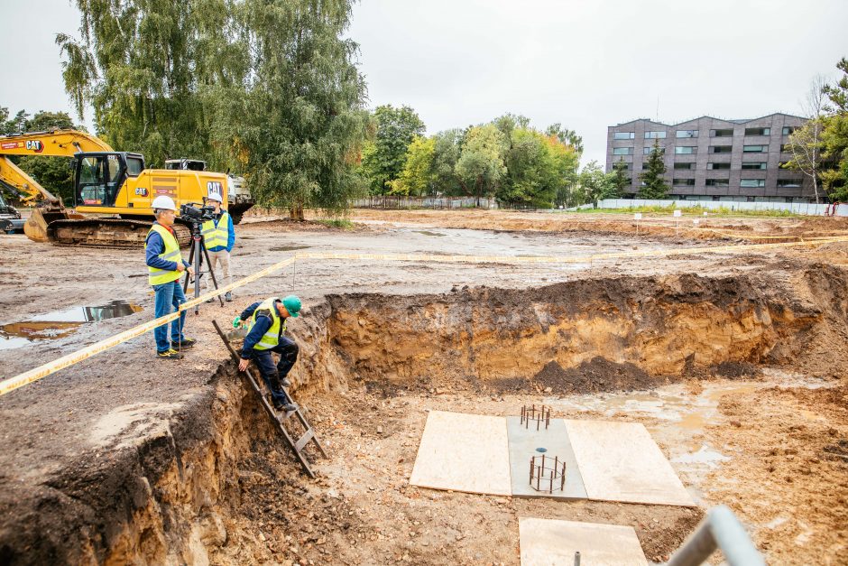 Oficialiai pradėtos LMTA studijų miestelio statybos Vilniuje