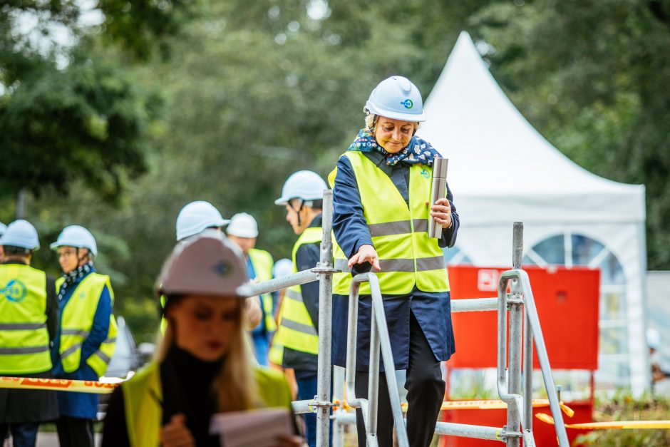 Oficialiai pradėtos LMTA studijų miestelio statybos Vilniuje