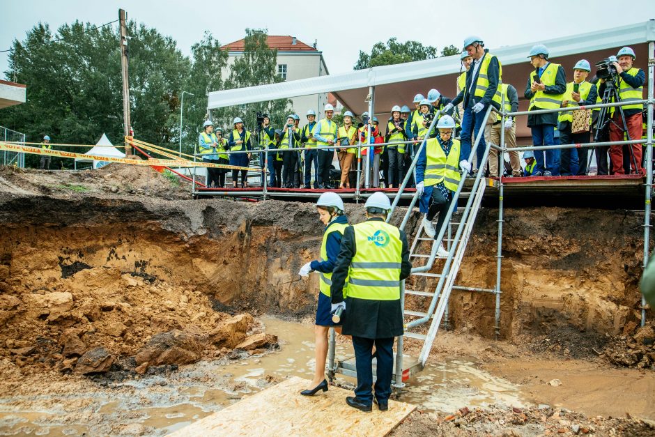 Oficialiai pradėtos LMTA studijų miestelio statybos Vilniuje