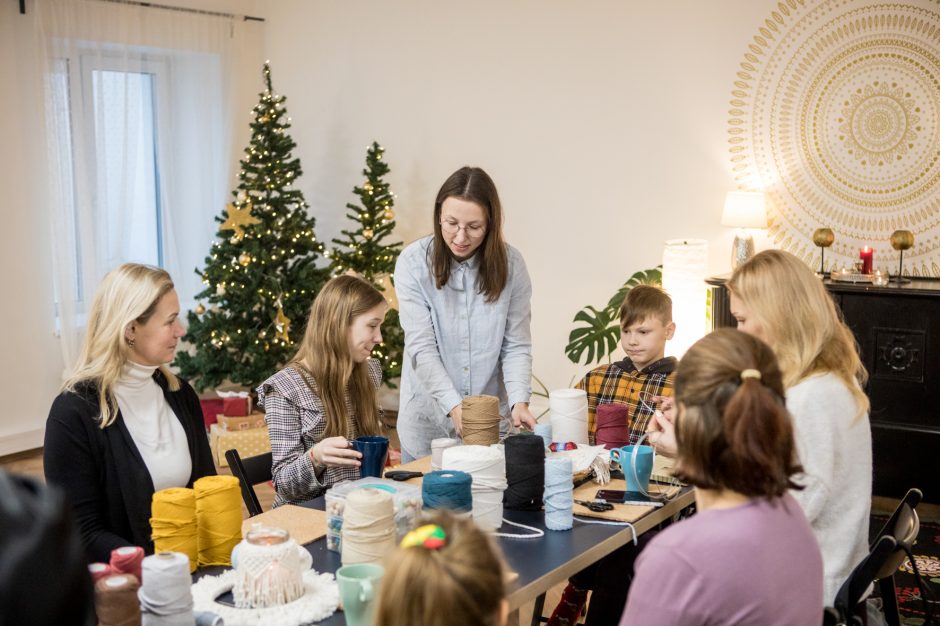 Mazgais pynė kalėdinę dvasią 