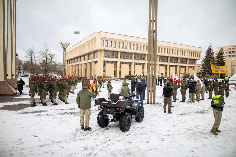 Vilniuje paminėtos savanorių pajėgų įkūrimo metinės