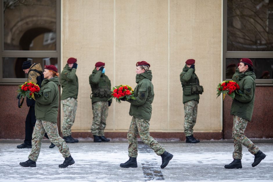 Vilniuje paminėtos savanorių pajėgų įkūrimo metinės