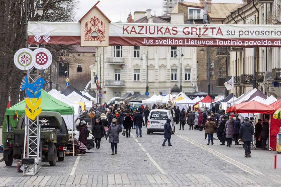 Į Vilniaus senamiesčio gatves grįžo tradicinė Kaziuko mugė