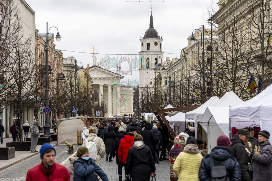 Į Vilniaus senamiesčio gatves grįžo tradicinė Kaziuko mugė