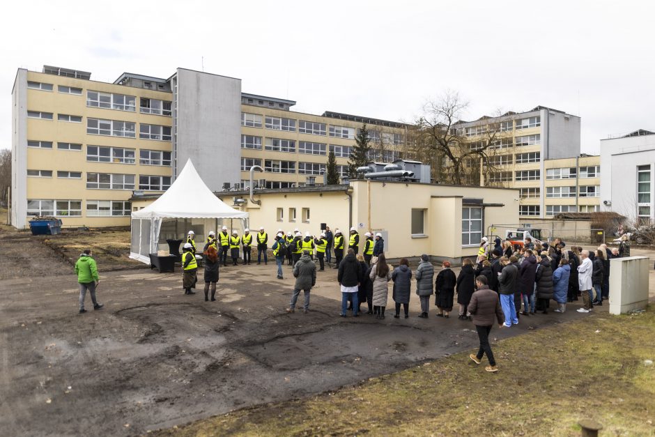 Pradedamas statyti naujas Vilniaus miesto klinikinės ligoninės blokas