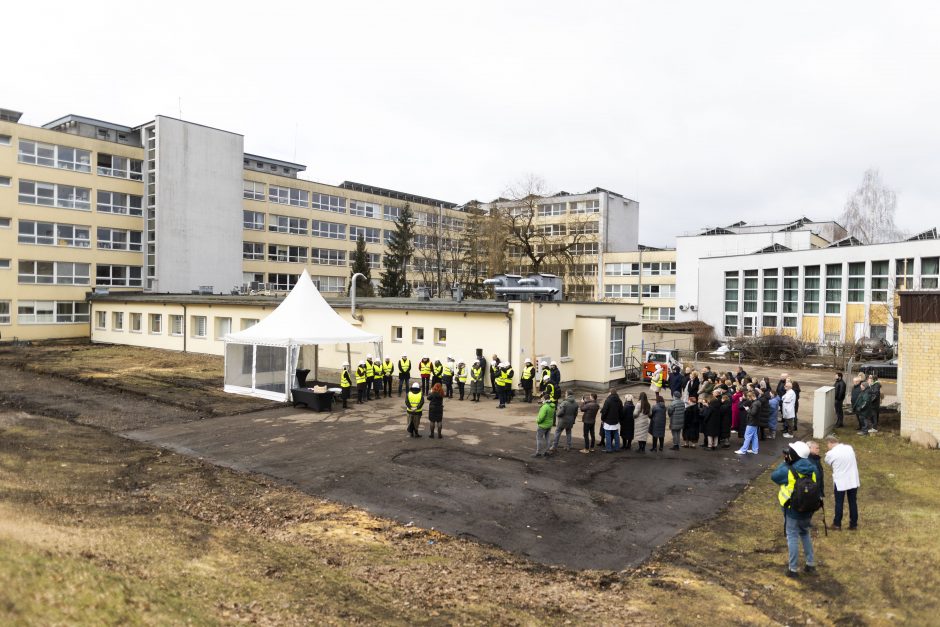 Pradedamas statyti naujas Vilniaus miesto klinikinės ligoninės blokas