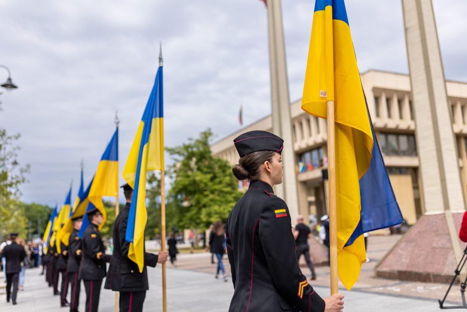 G. Nausėda: be Ukrainos pergalės raudonajam teroro režimui nebus padėtas kryžius