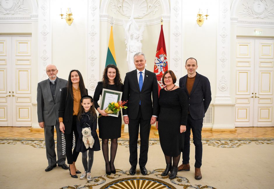 Prezidentūroje apdovanoti geriausių disertacijų autoriai