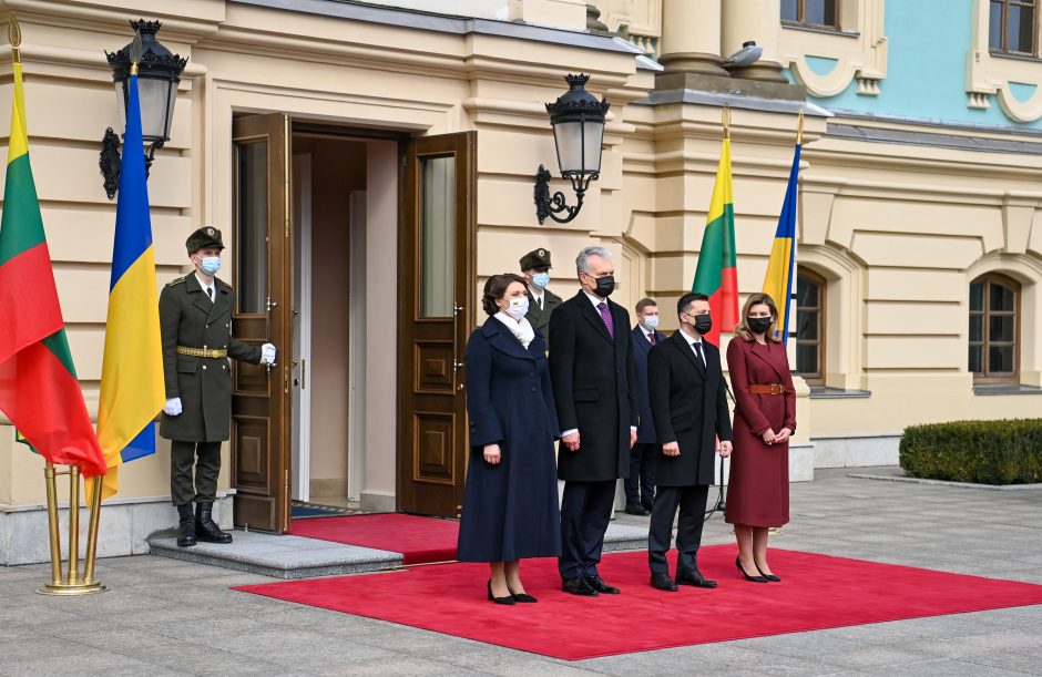 G. Nausėda žada siekti stipresnių sankcijų Rusijai dėl konflikto Ukrainoje