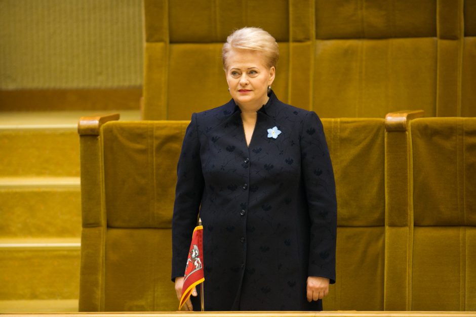 D. Grybauskaitė: nusikaltusieji žmoniškumui turi sulaukti atpildo