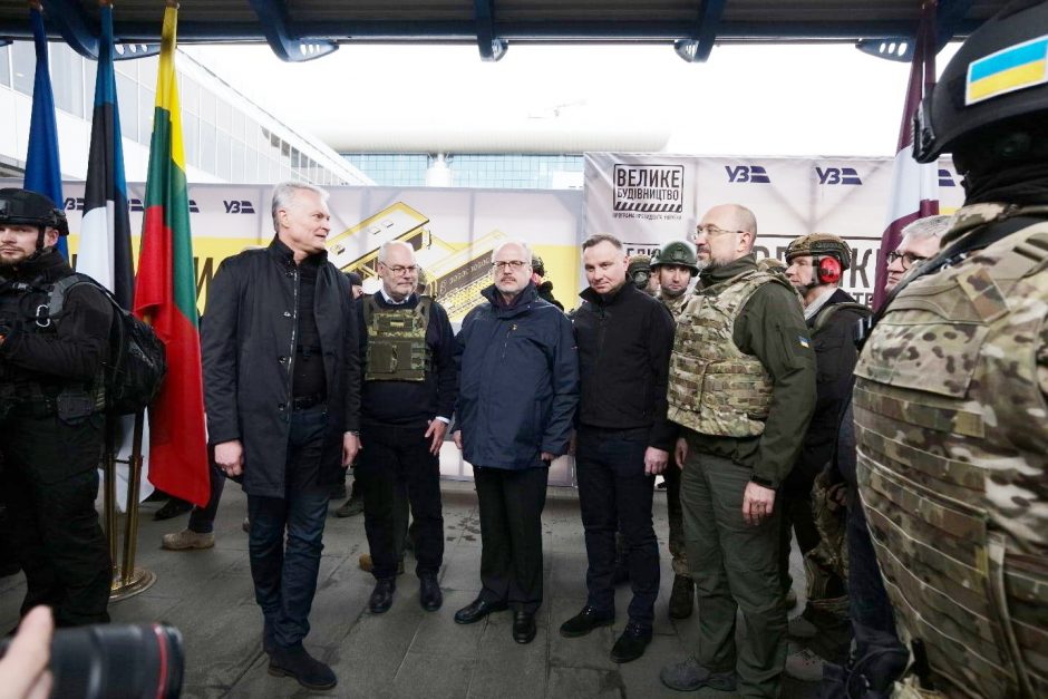 G. Nausėda Kyjive: Lietuva su jumis – kartu iki pergalės
