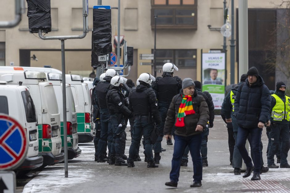 Policija: Sausio 13-osios minėjime prie Seimo pažeidimų neužfiksuota